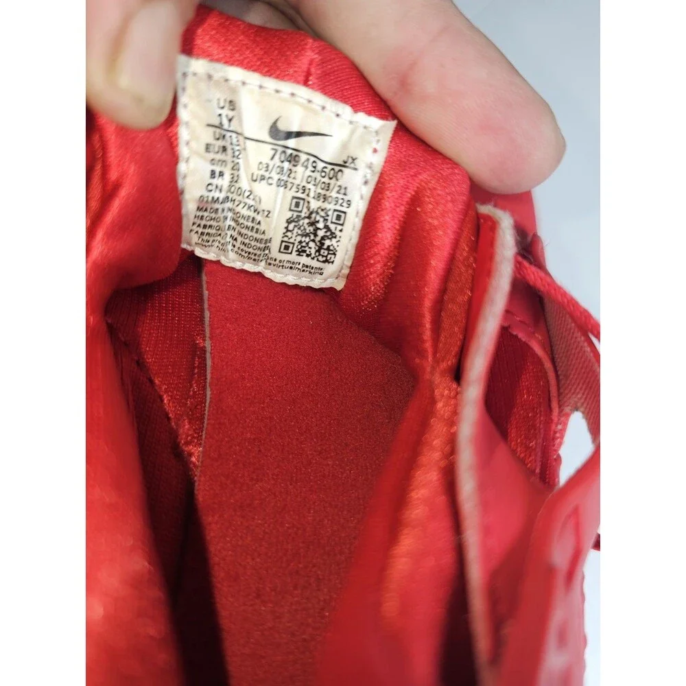 [654275-600] Youth Nike Air Huarache 'Triple Red'